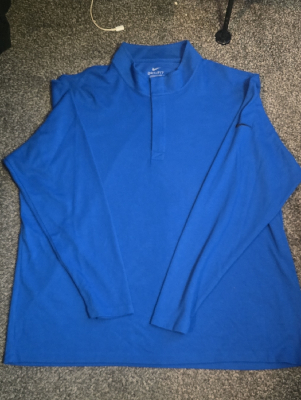 Nike Men’s Royal Blue Long-Sleeve 1/2 Zip